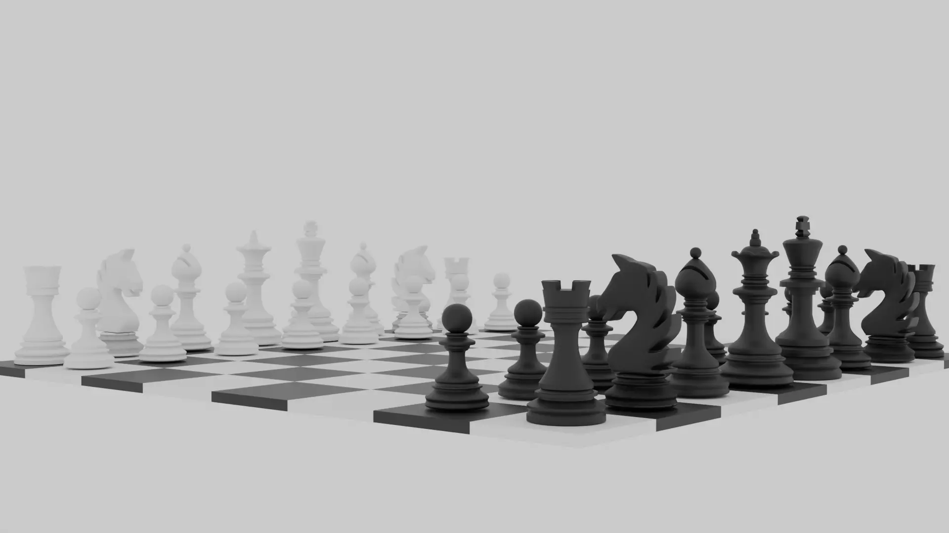 chess 3D print model_0