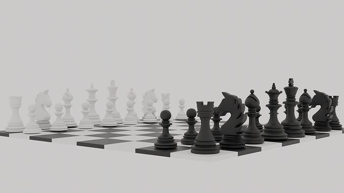 chess 3D print model