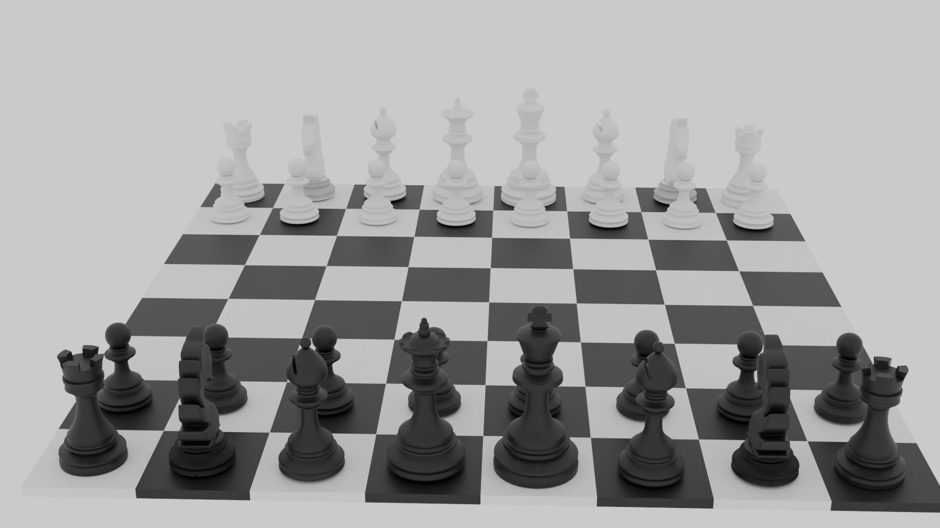 chess 3D print model_1