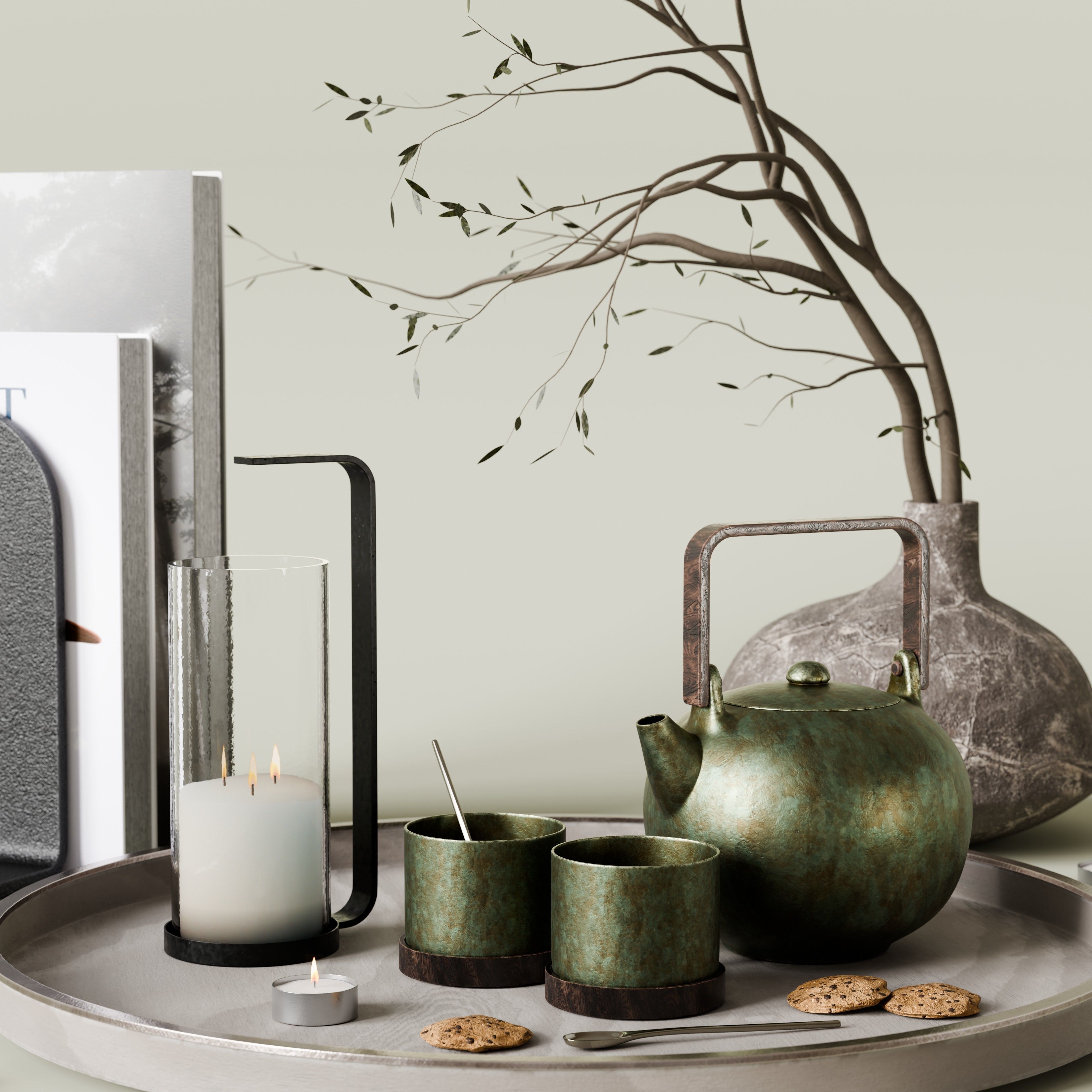 Kitchen Set 3 3D model_1