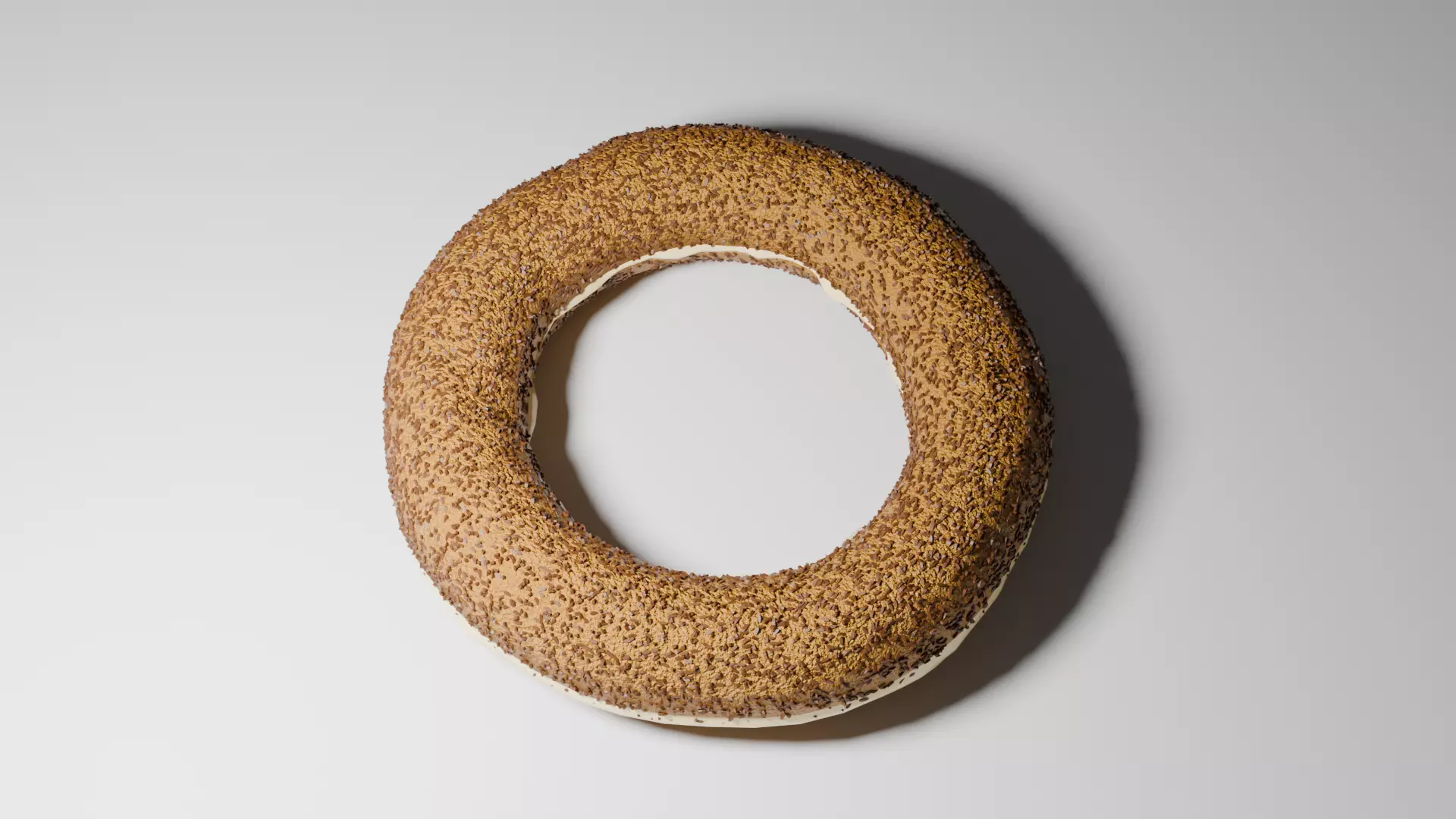 Turkish Bagel 3D model_0