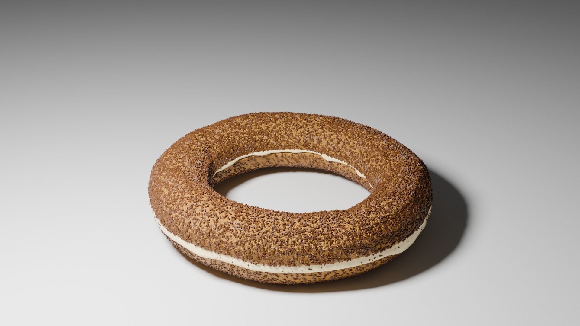 Turkish Bagel 3D model_2