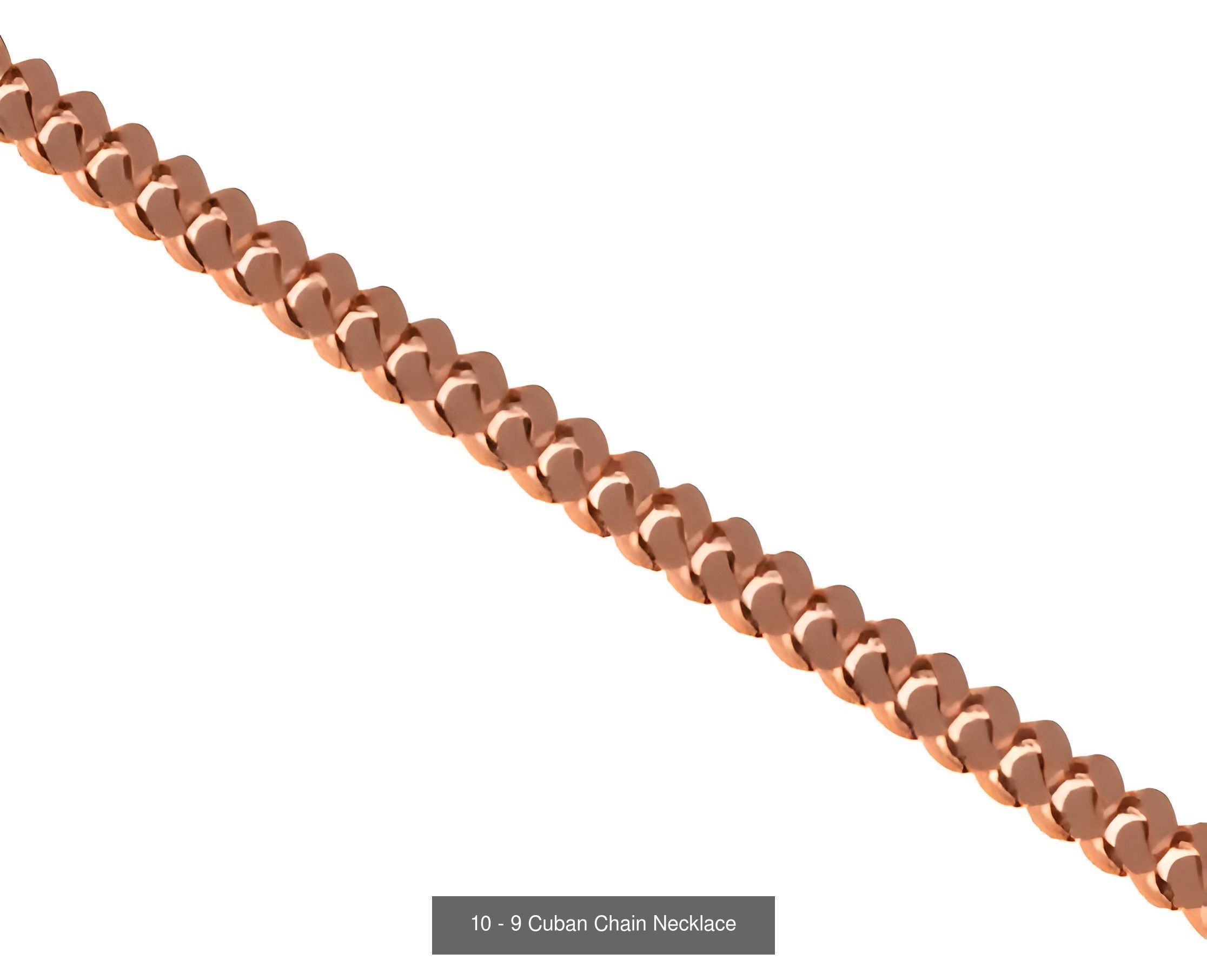 15  Cuban Chain Necklace 3D Model Collection_13
