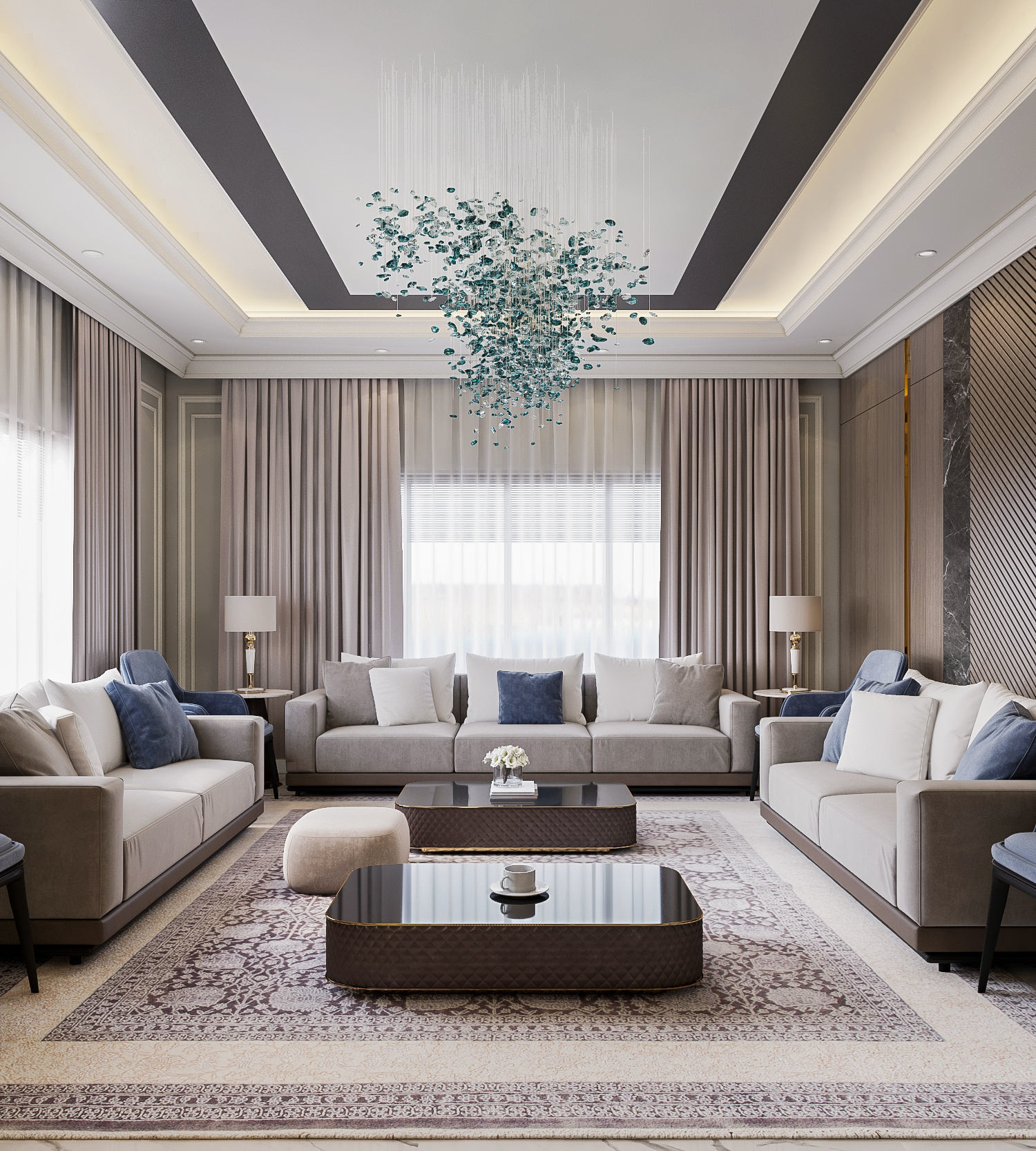 Modern Reception 3D model_3