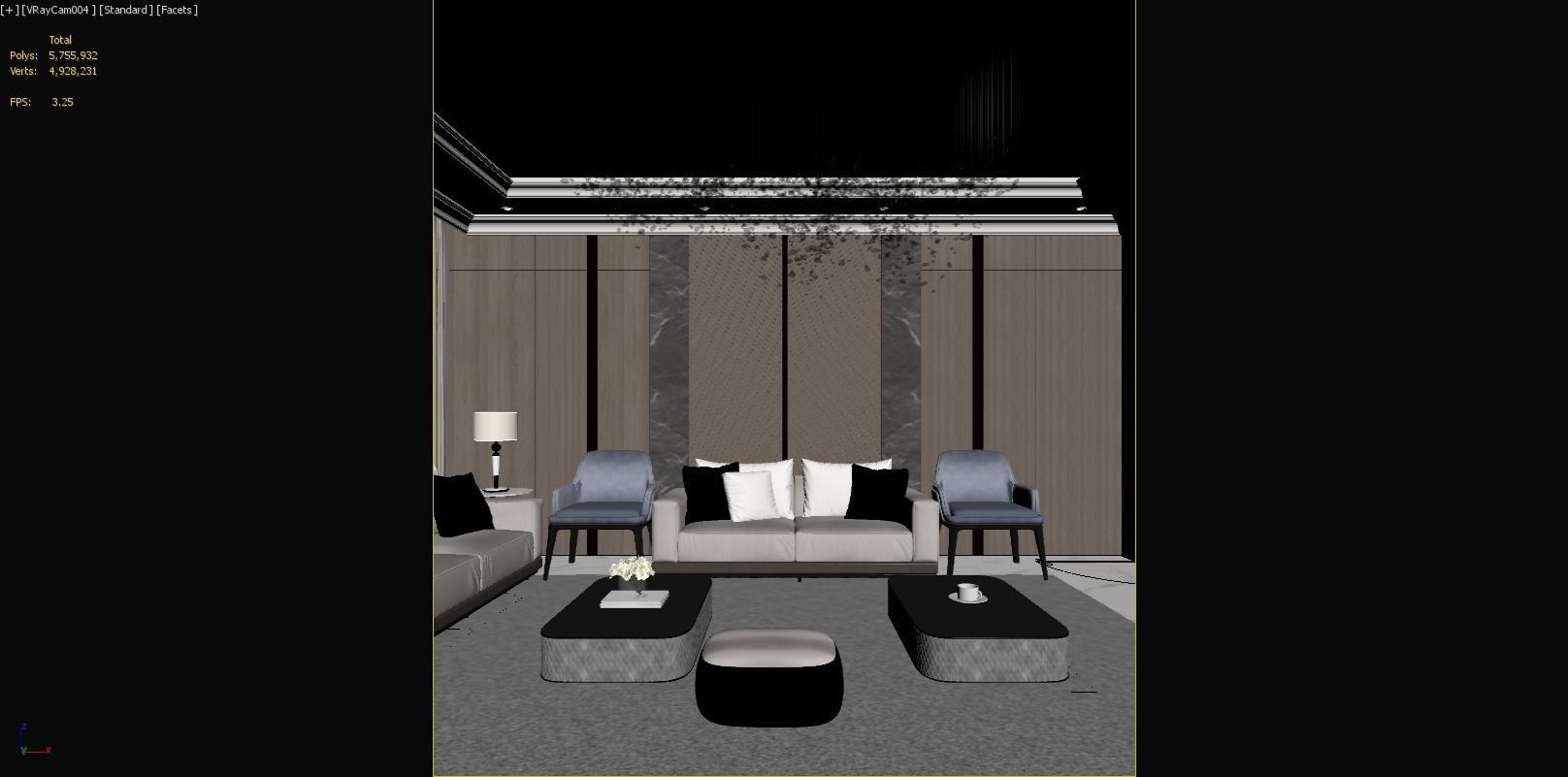 Modern Reception 3D model_8