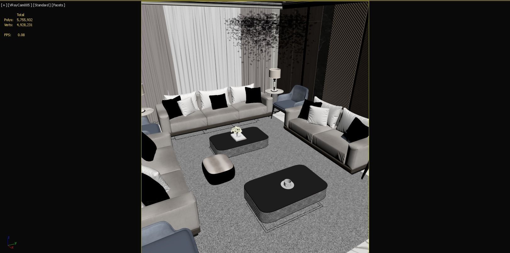 Modern Reception 3D model_9