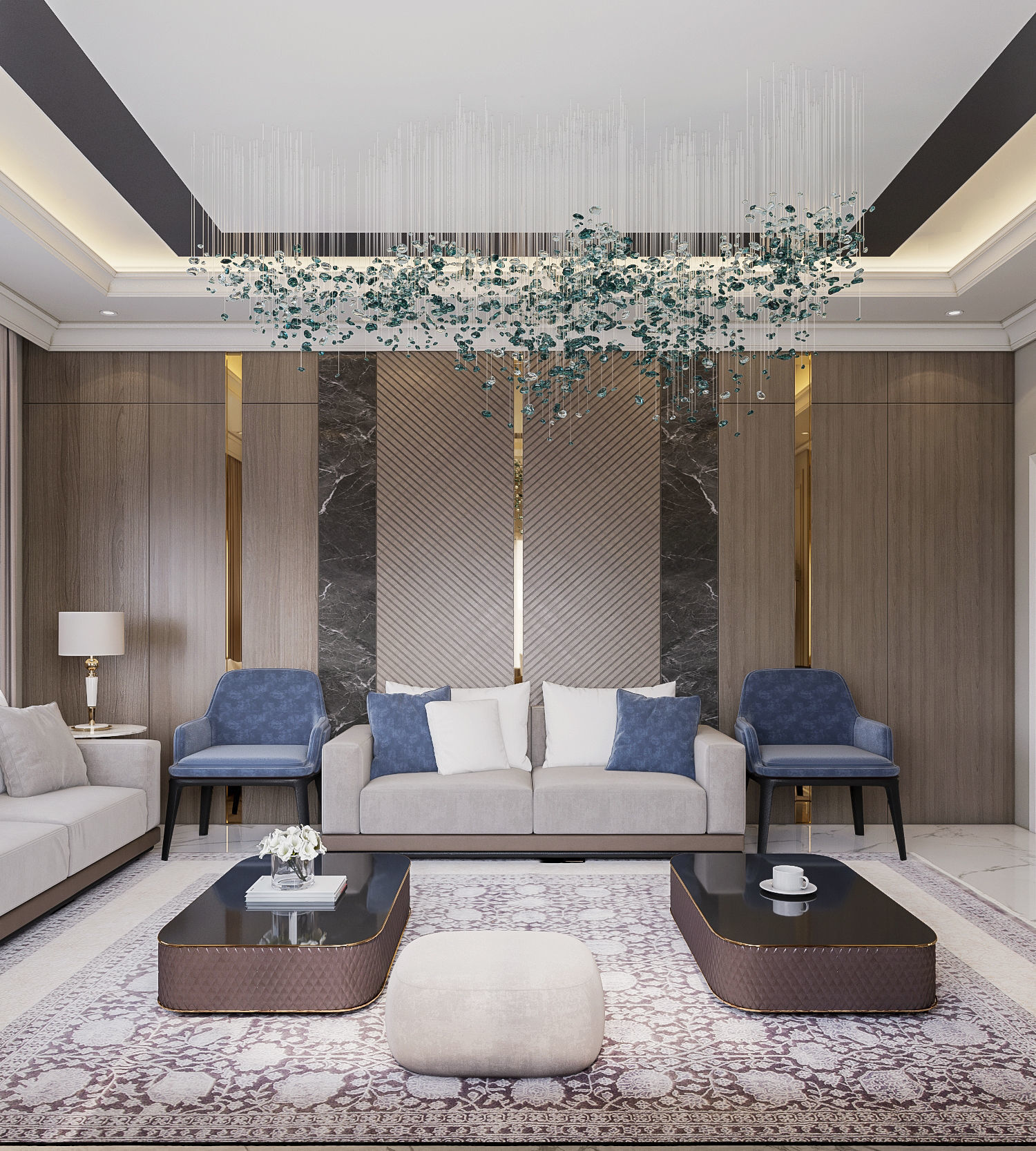 Modern Reception 3D model_2