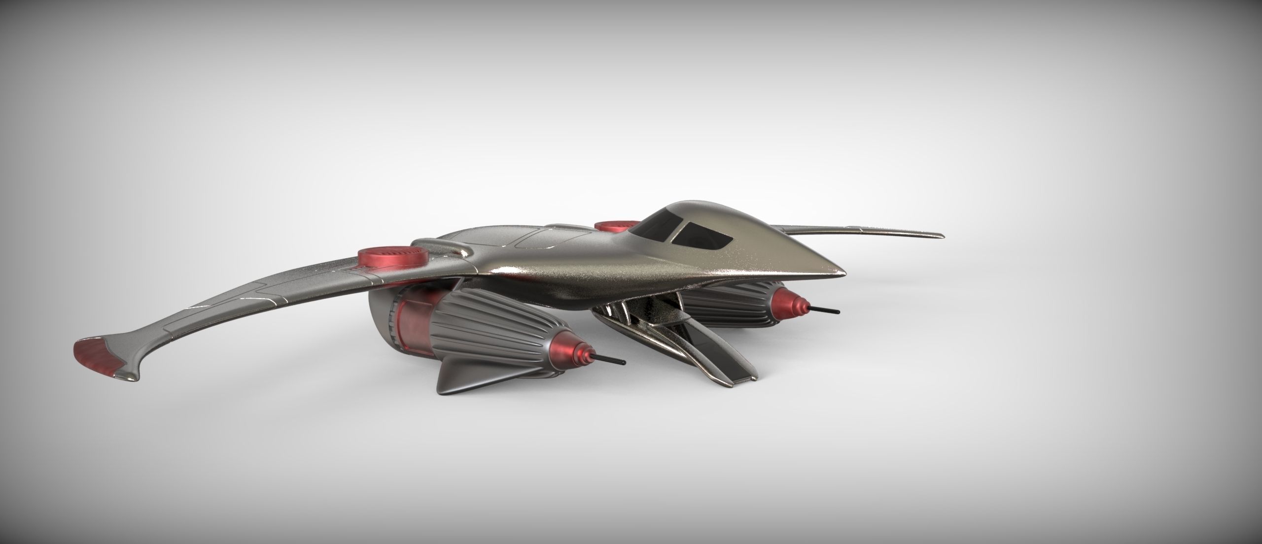 Star skiff J-type - Naboo 3D print model_7