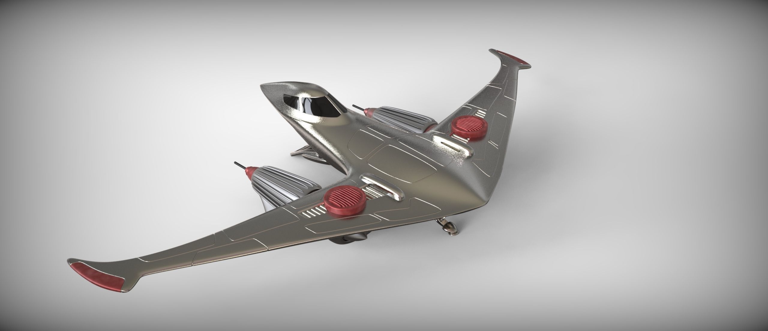 Star skiff J-type - Naboo 3D print model_2