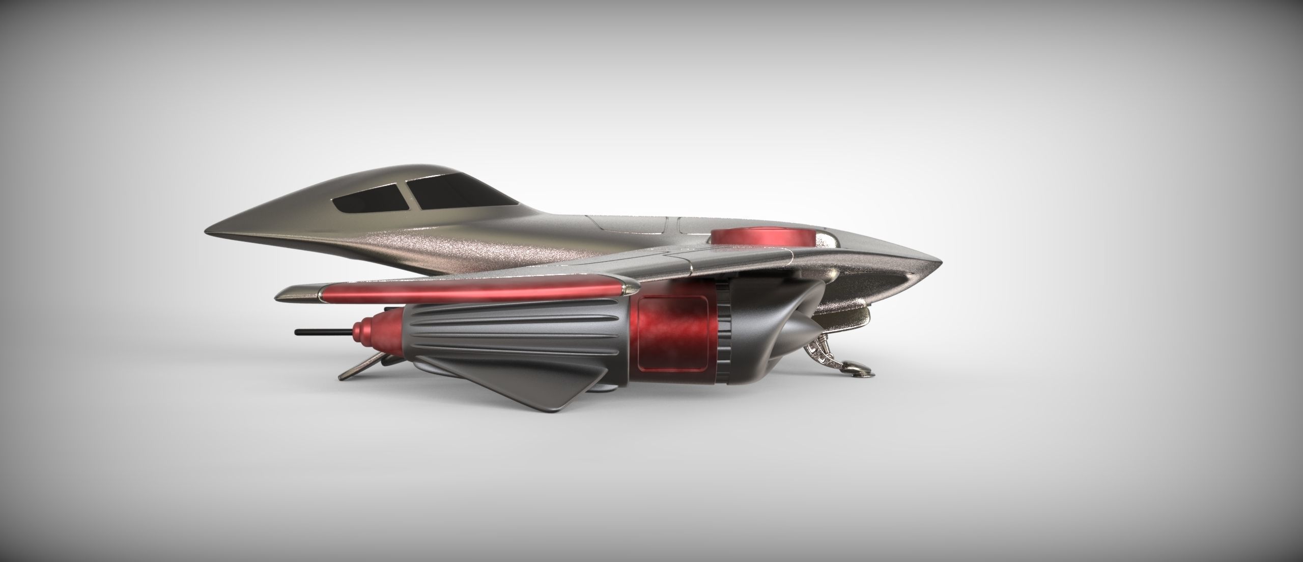 Star skiff J-type - Naboo 3D print model_3