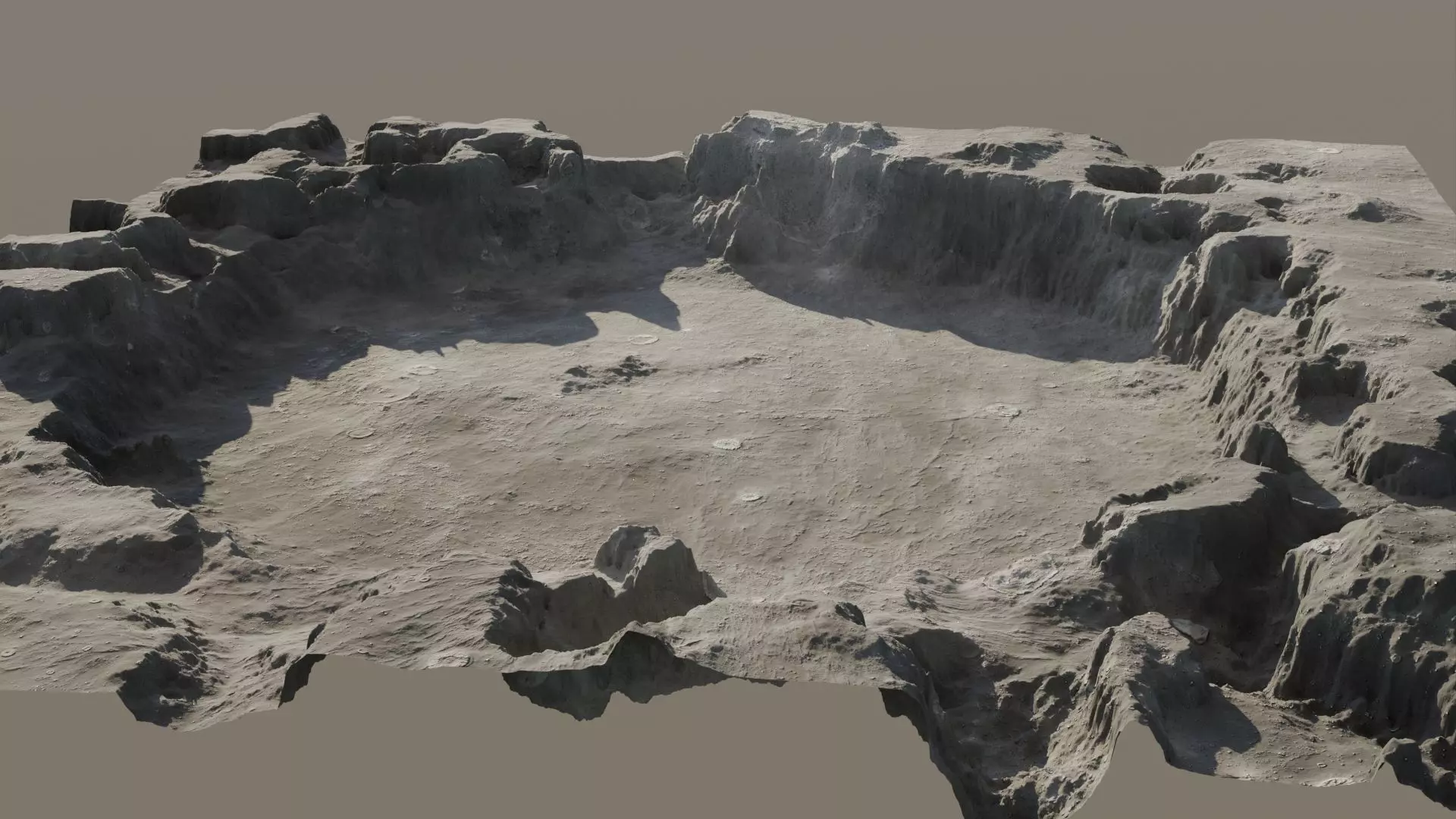 Crater 3D model 16K 3D model_0