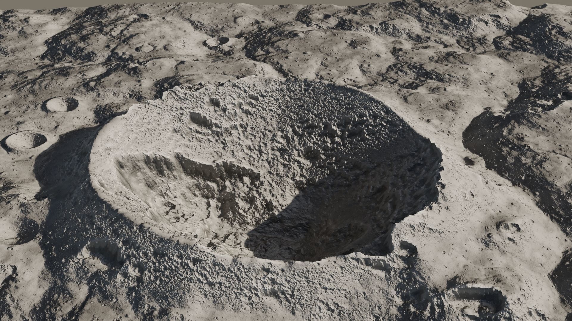 Crater 3D model 16K 3D model_20