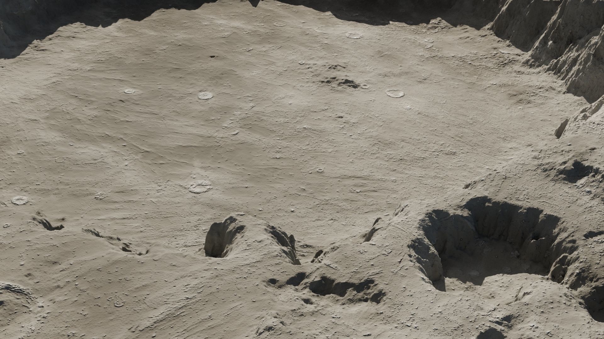 Crater 3D model 16K 3D model_1