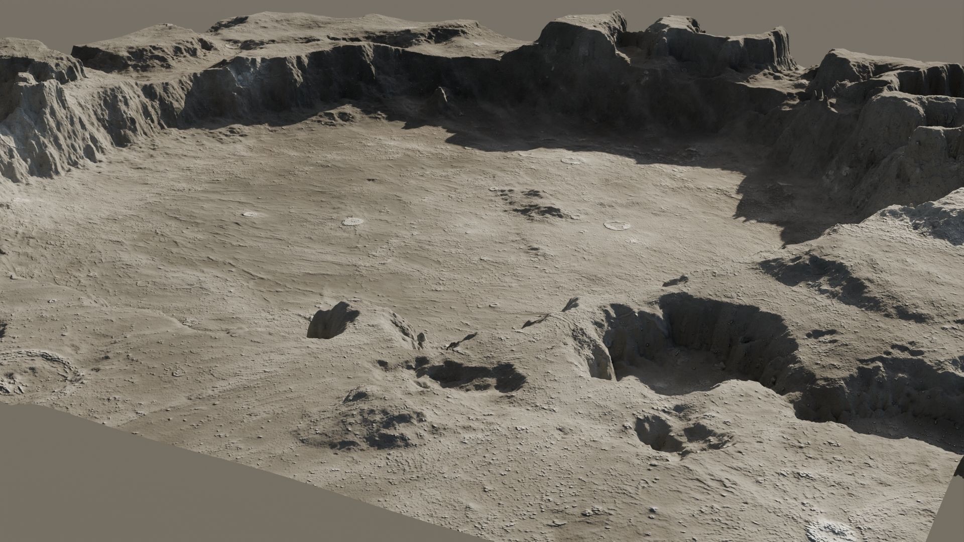 Crater 3D model 16K 3D model_8