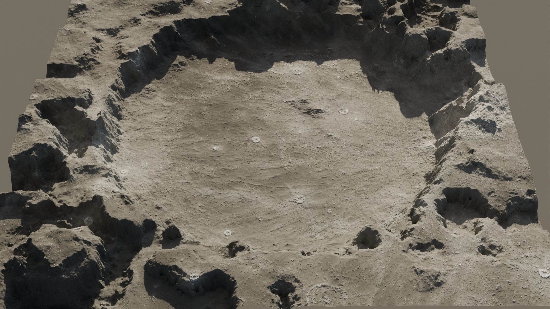 Crater 3D model 16K 3D model_16
