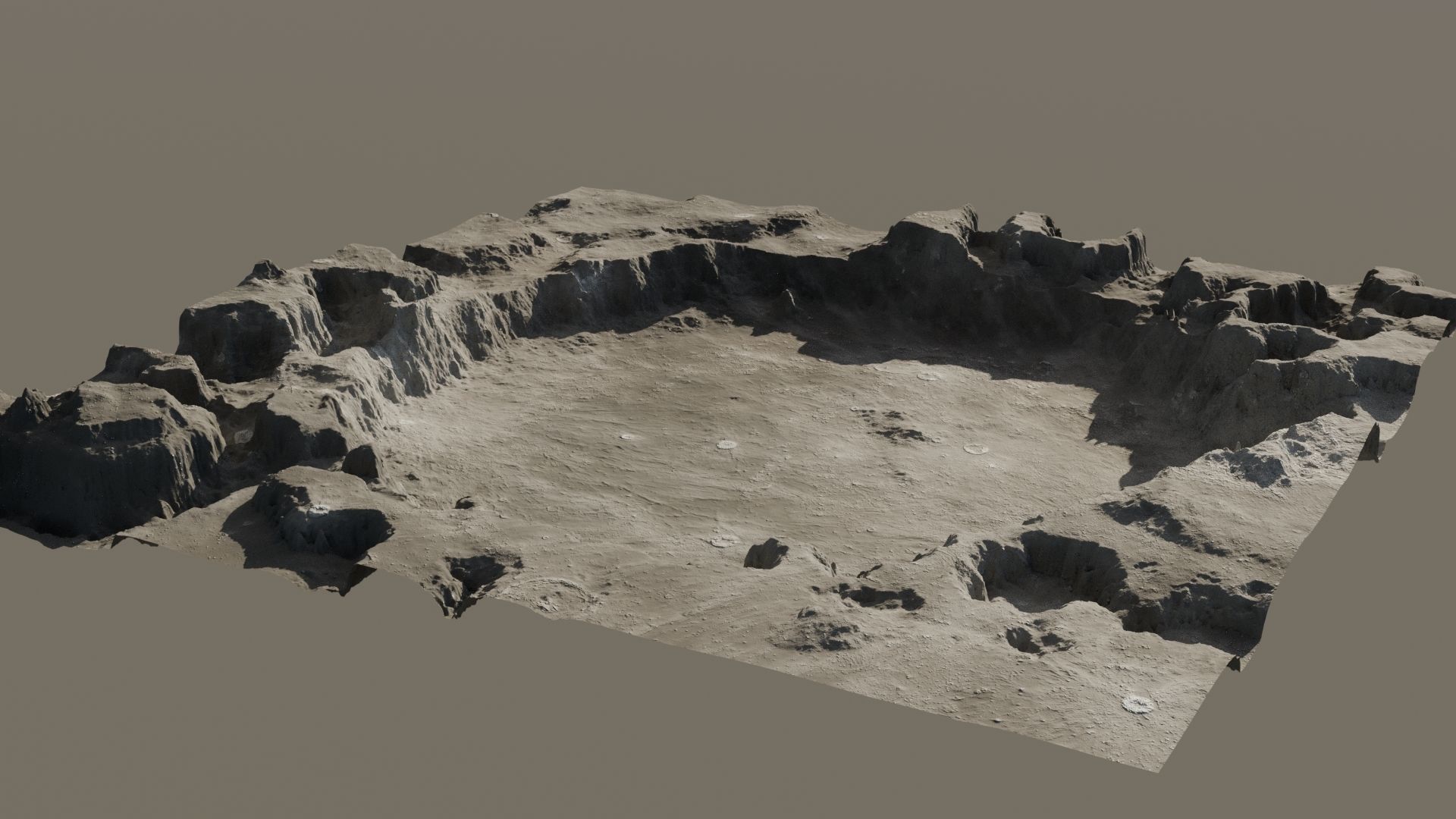 Crater 3D model 16K 3D model_11