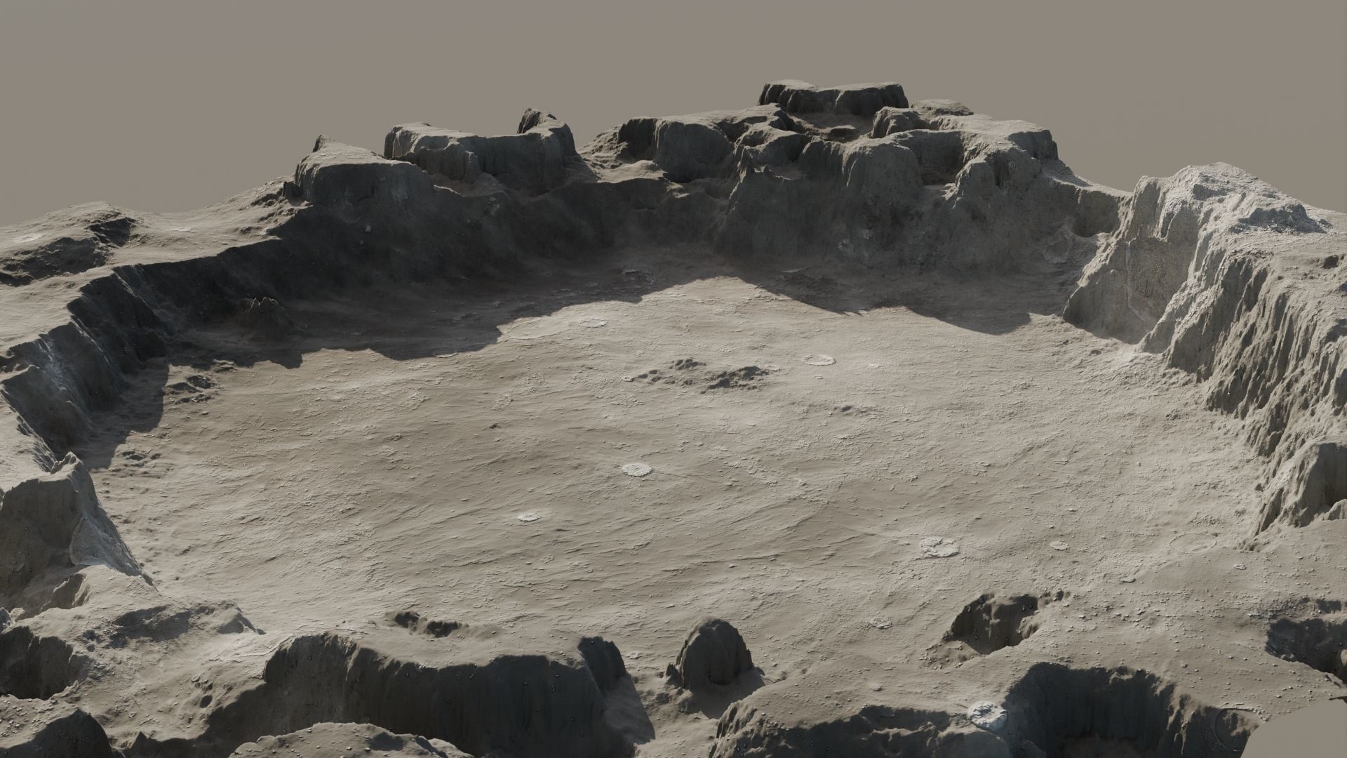 Crater 3D model 16K 3D model_9