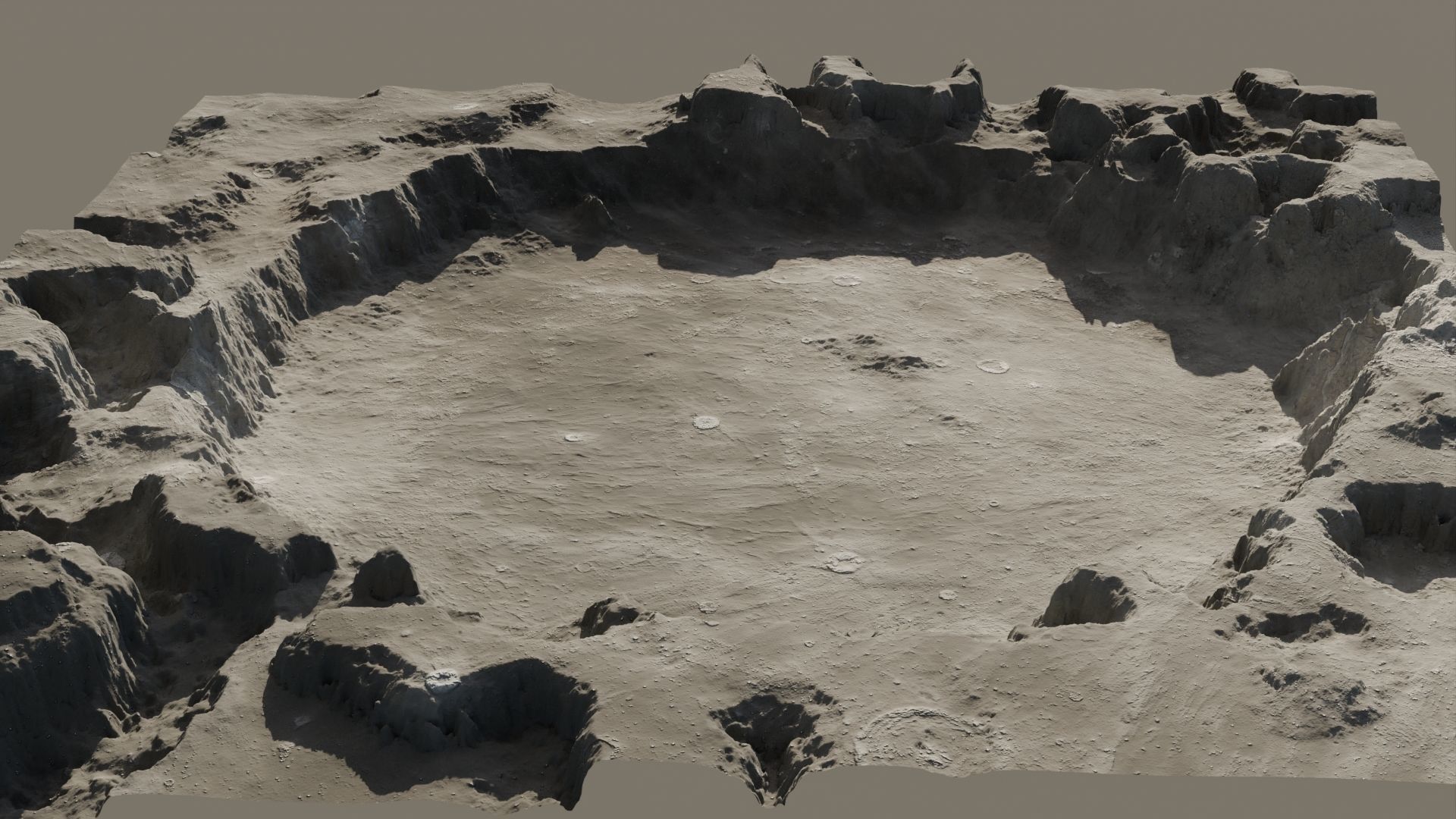 Crater 3D model 16K 3D model_6