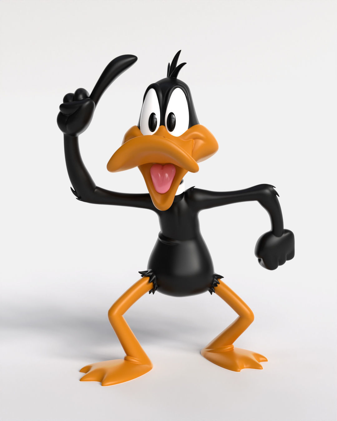 Daffy duck 3D print model_4