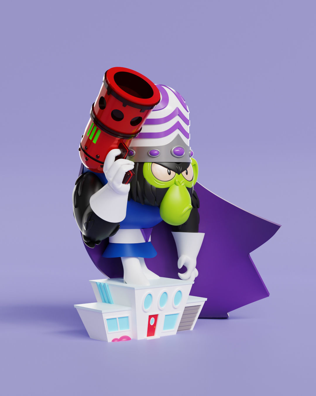 Mojo Jojo - The powerpuff girls 3D print model_8