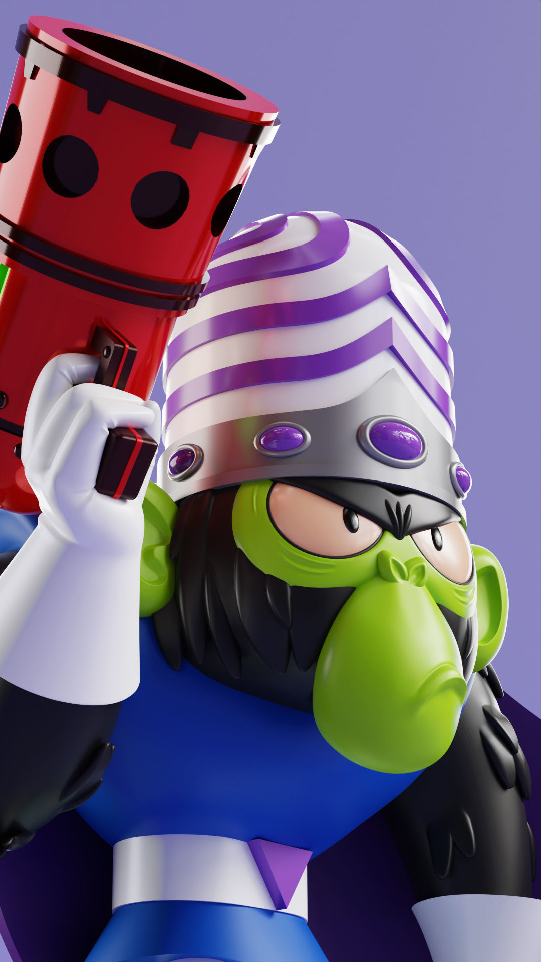 Mojo Jojo - The powerpuff girls 3D print model_9