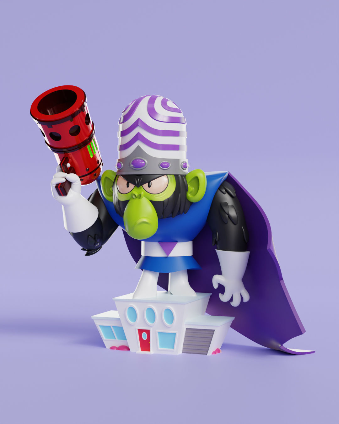 Mojo Jojo - The powerpuff girls 3D print model_7