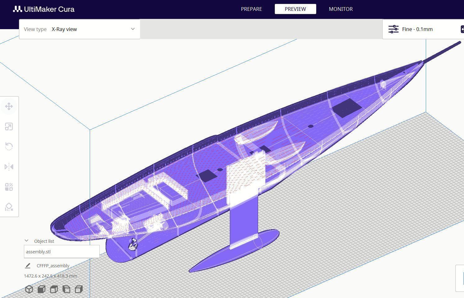 1 32 RC Schooner 3D print model_10