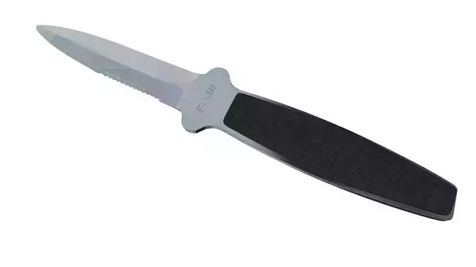 Low Poly Stainless Steel Tactical Combat Knife 