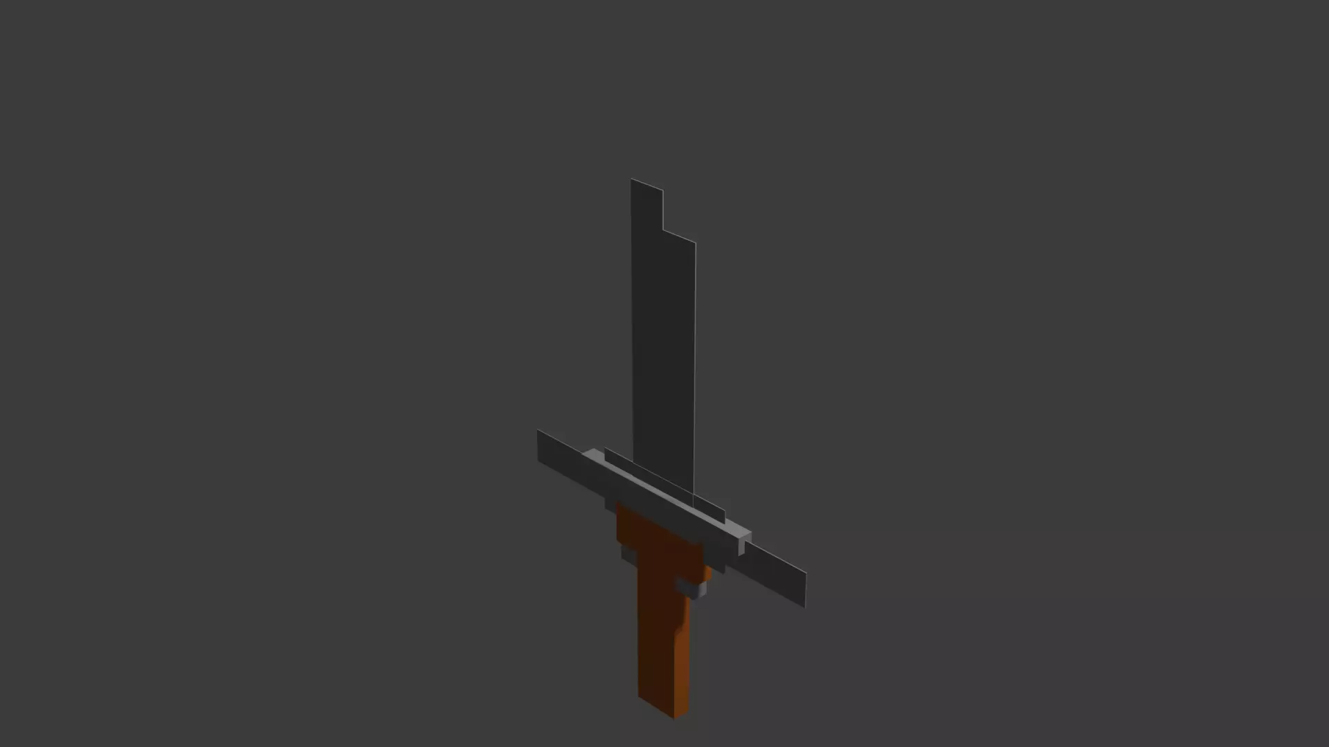 A simple sword - low poly Free 3D model