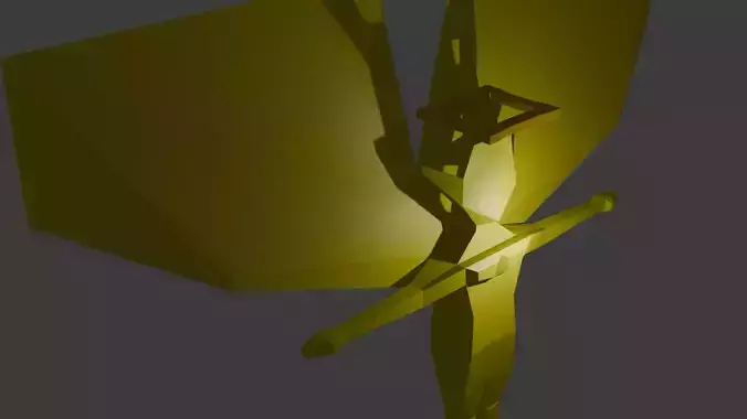 Simple low poly trophy