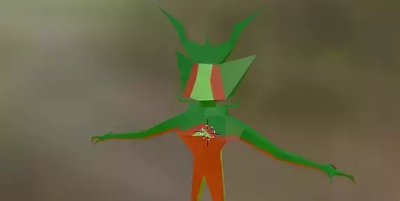 Wood golem - Low poly