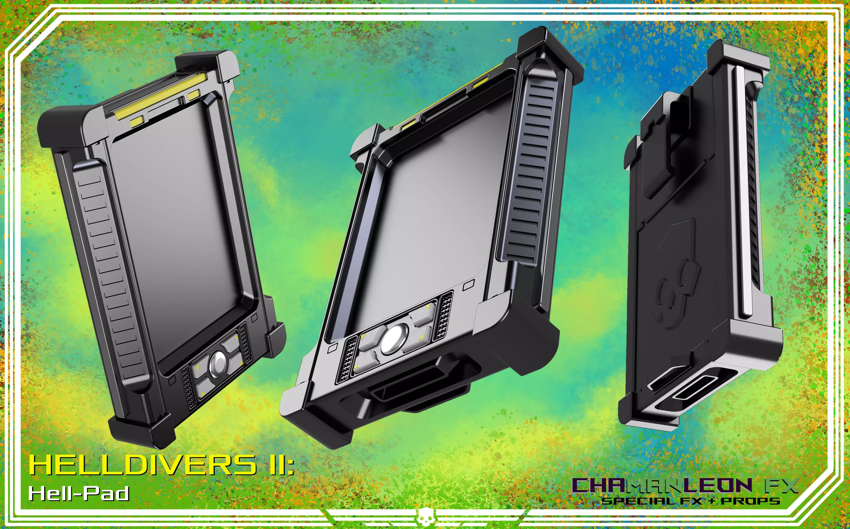 Helldivers 2 Hell-Pad Cosplay Prop 3D print model_0