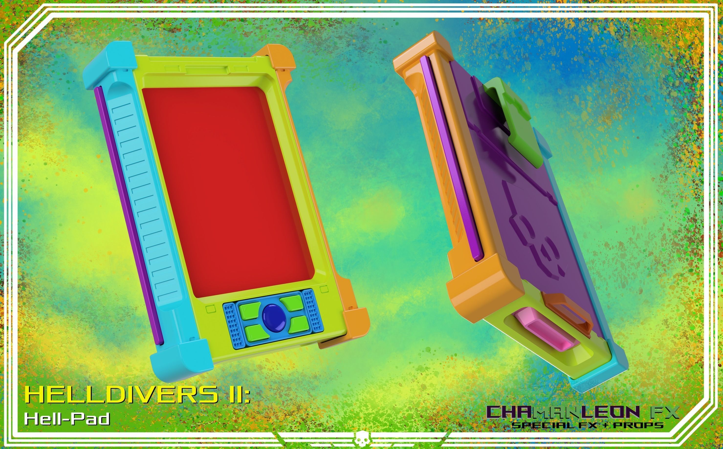 Helldivers 2 Hell-Pad Cosplay Prop 3D print model_1