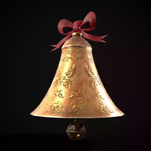 Gold Bell Tree Ornament