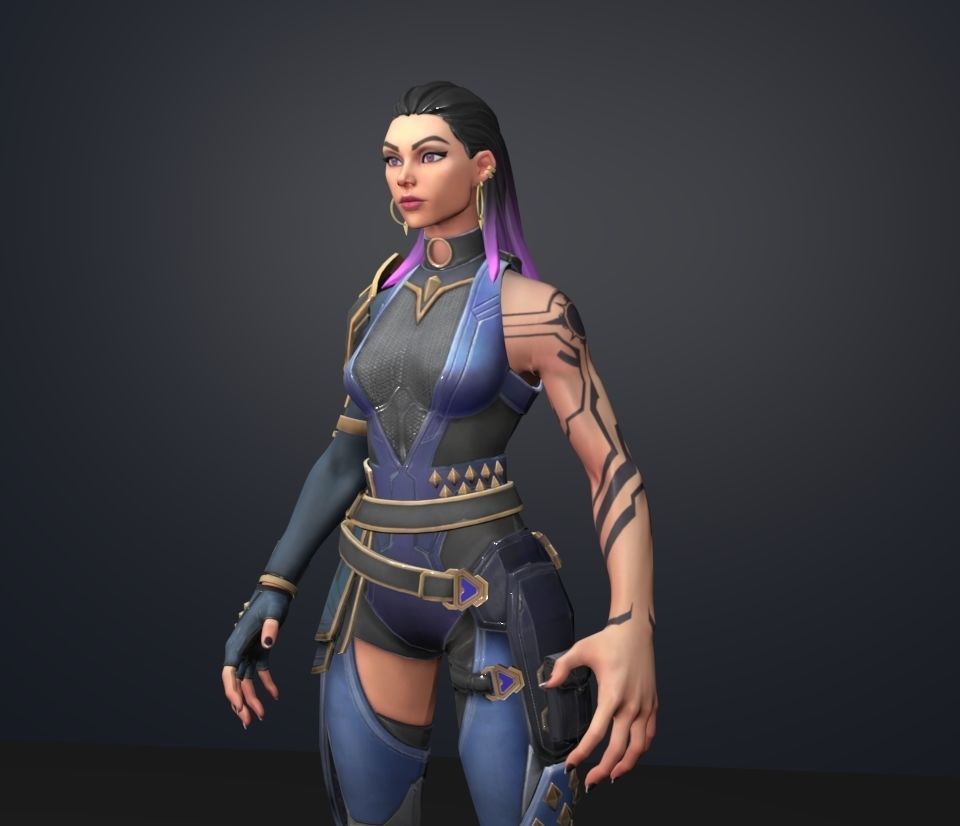 reyna 3D model_2