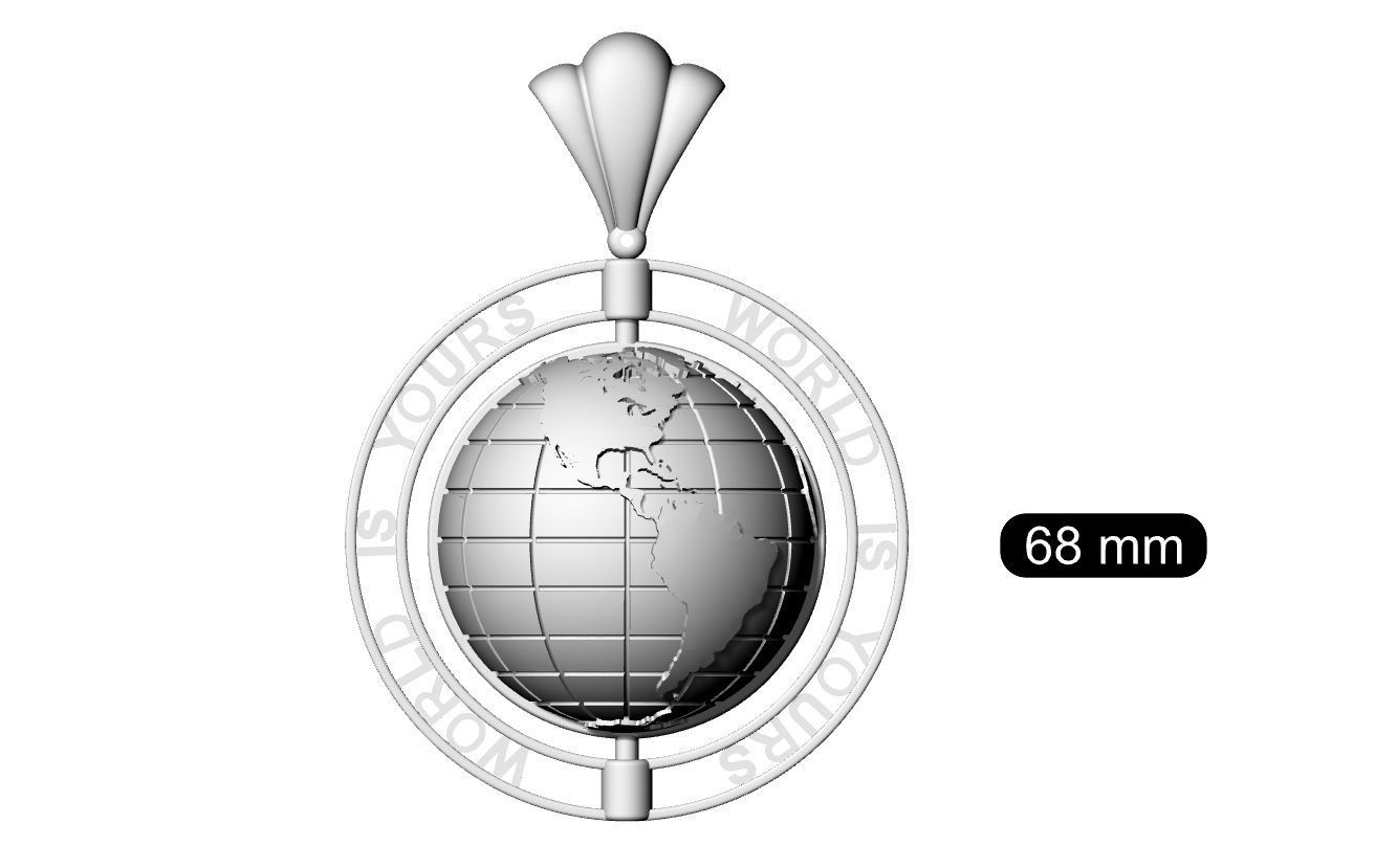 dije del mundo 3D print model_1