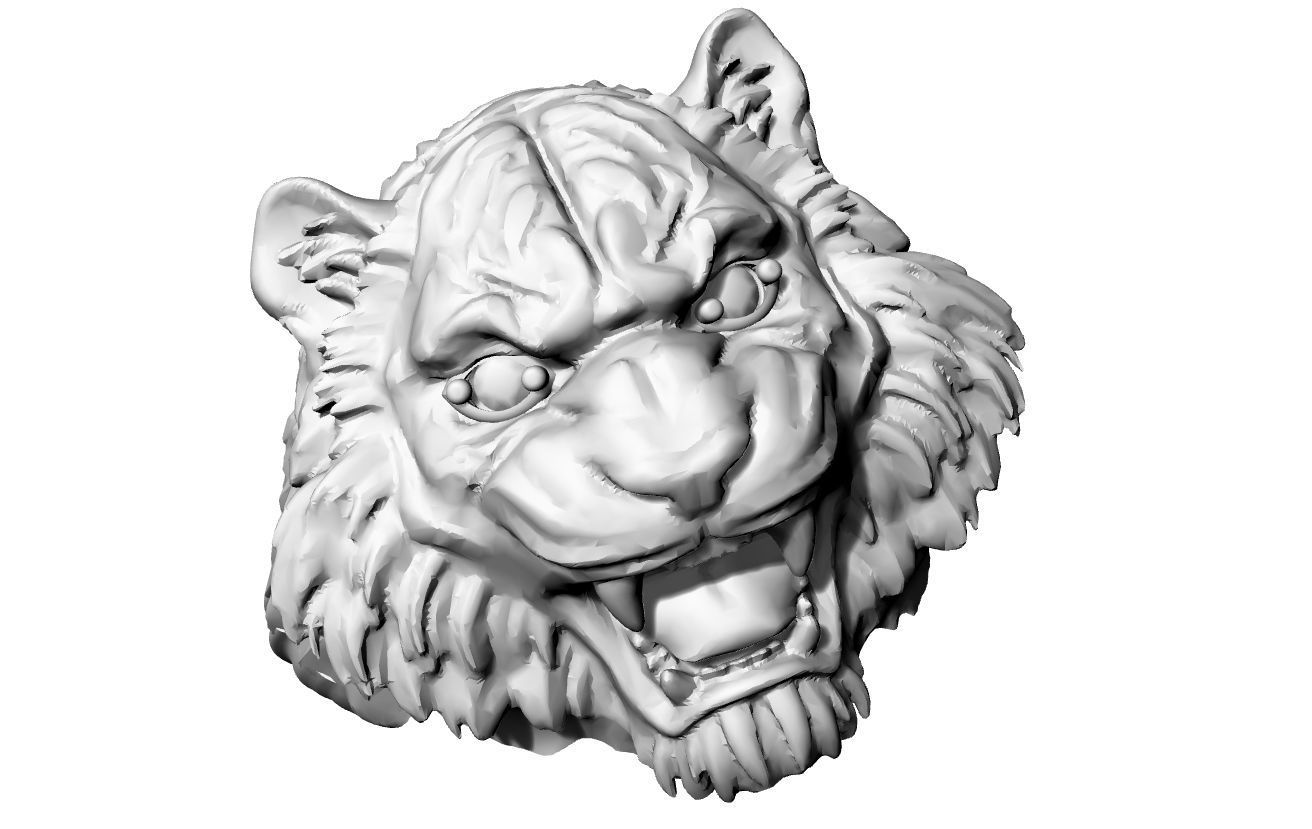 anillo leon 3D print model_3