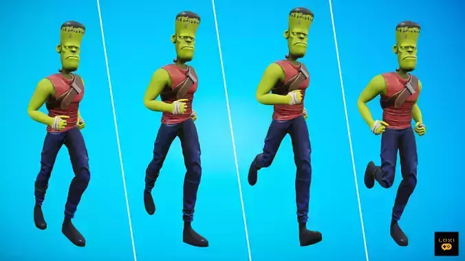 3D Stylized Frankenstein Monster