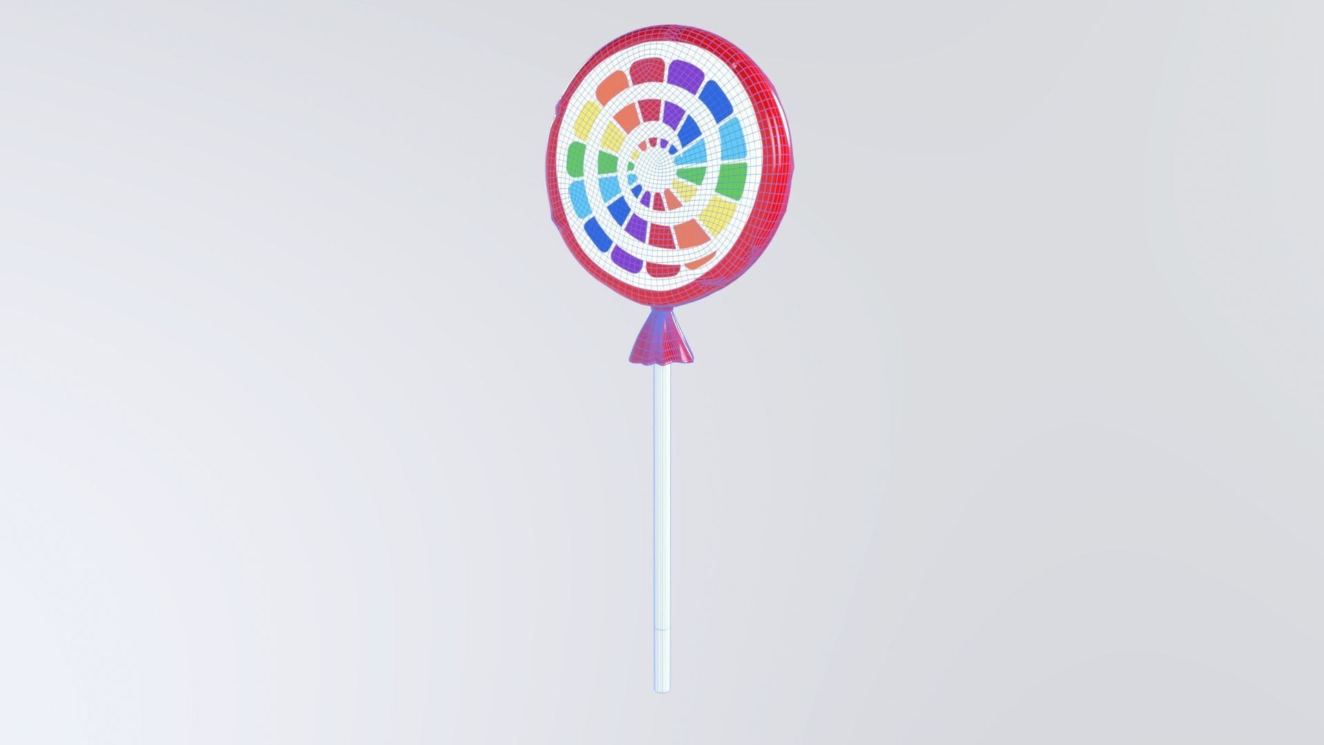FruitFlavoredLollipop Low-poly 3D model_7