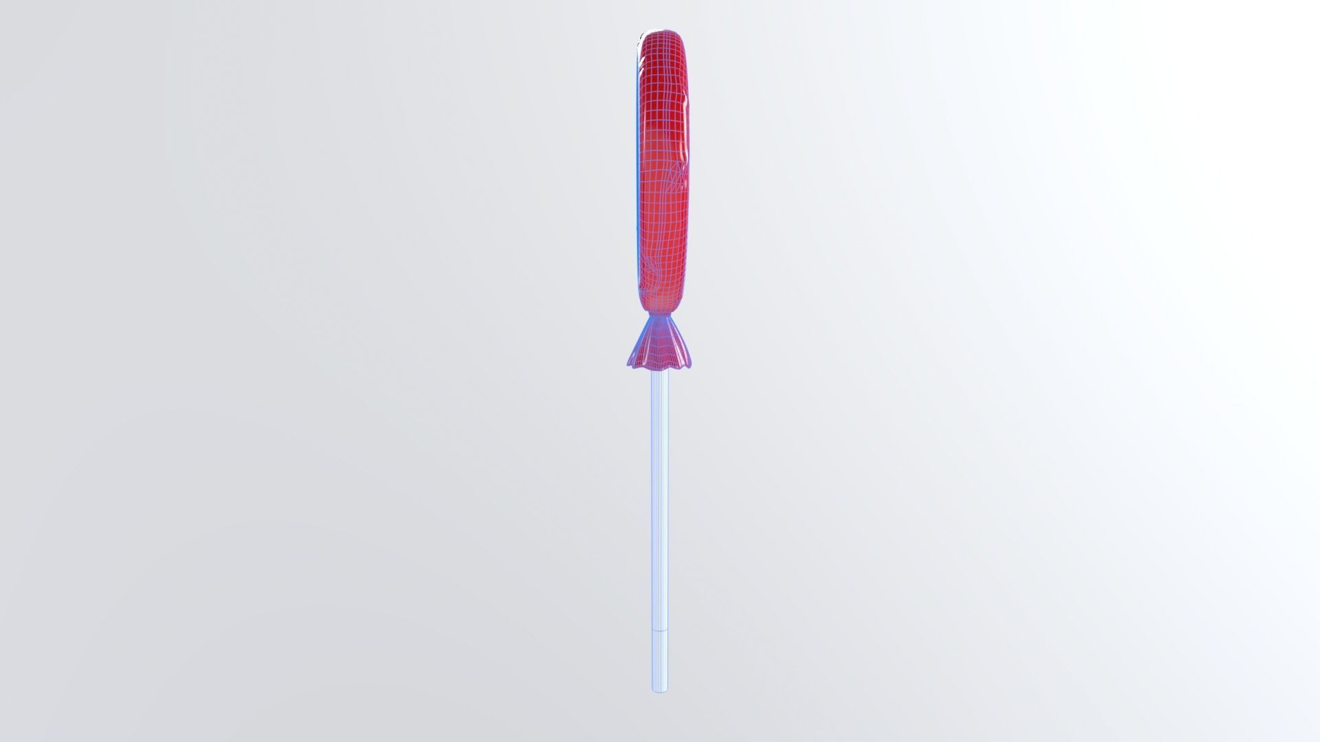 FruitFlavoredLollipop Low-poly 3D model_8