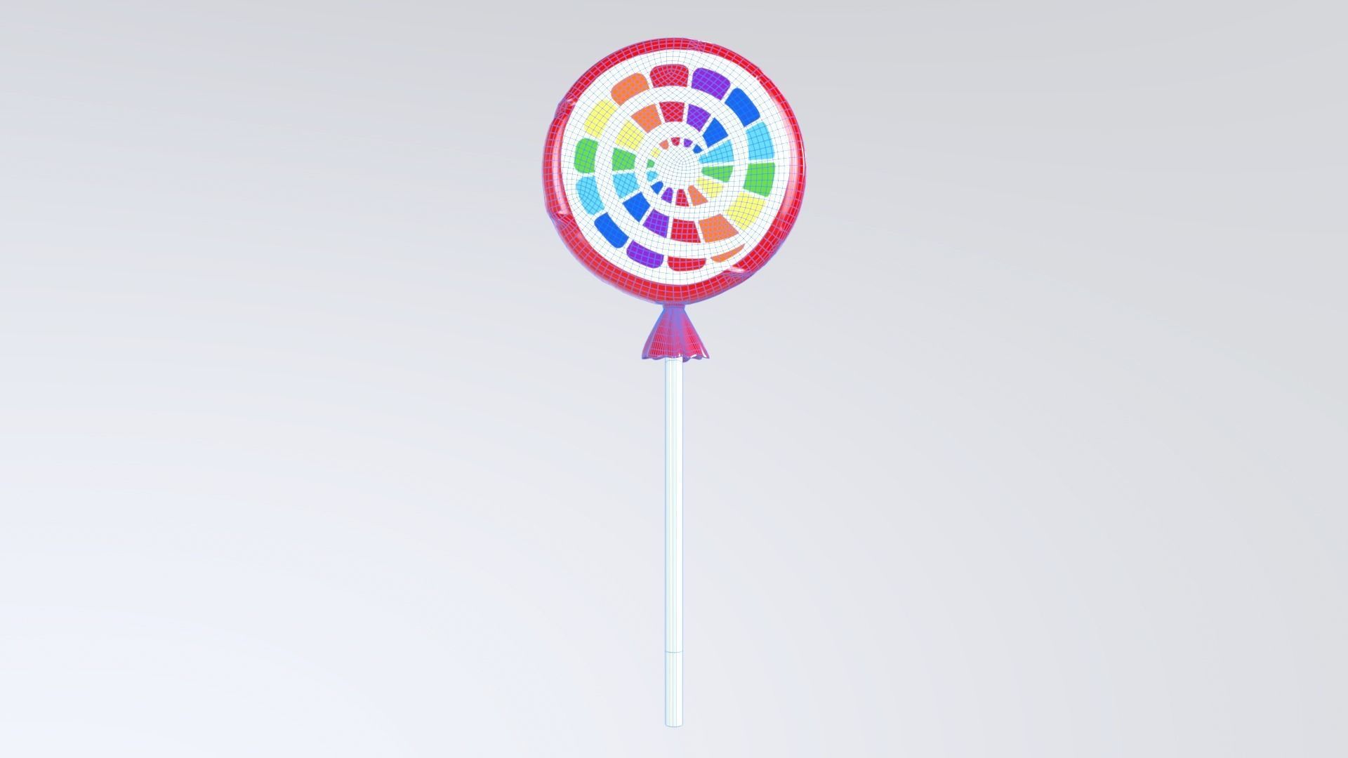 FruitFlavoredLollipop Low-poly 3D model_9