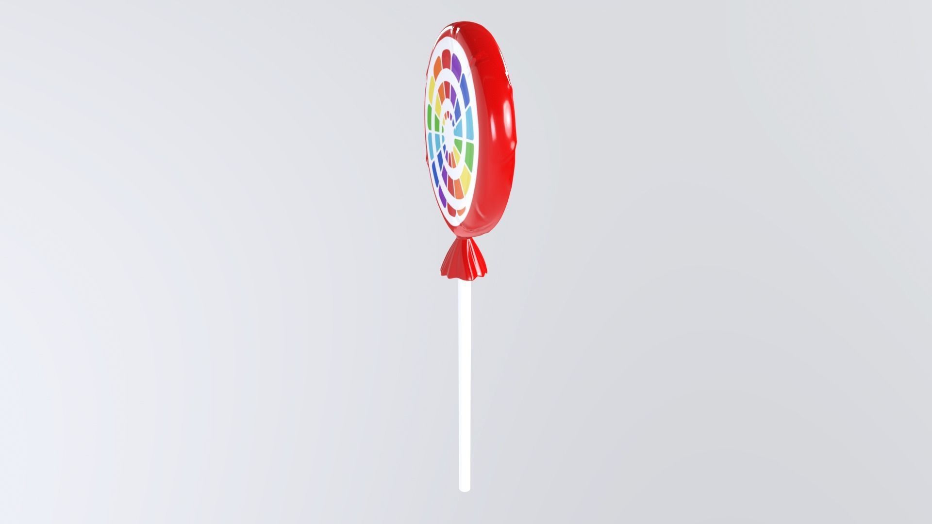 FruitFlavoredLollipop Low-poly 3D model_4