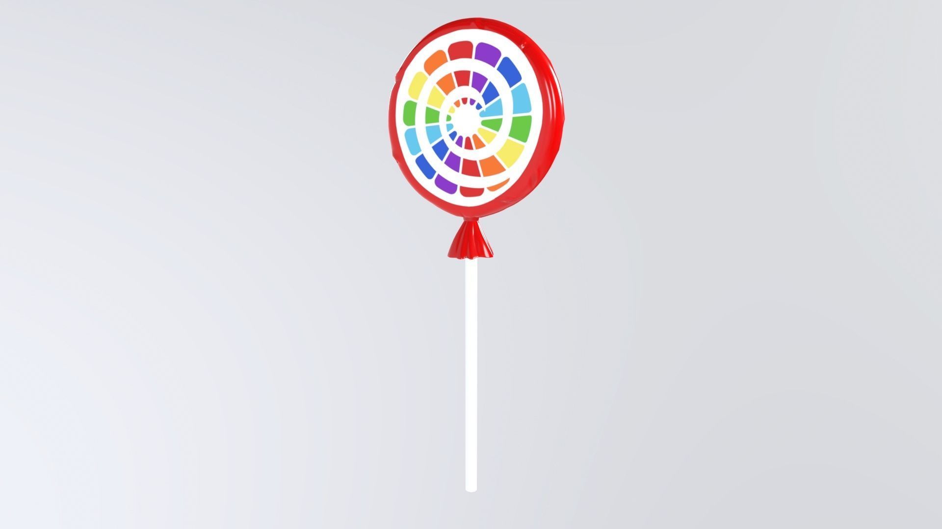 FruitFlavoredLollipop Low-poly 3D model_10