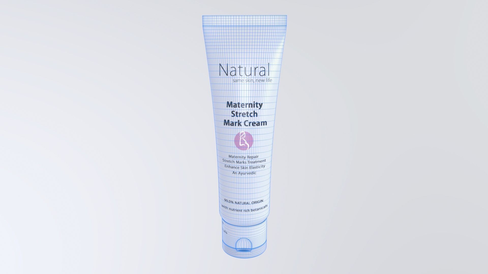 StretchCream Low-poly 3D model_10