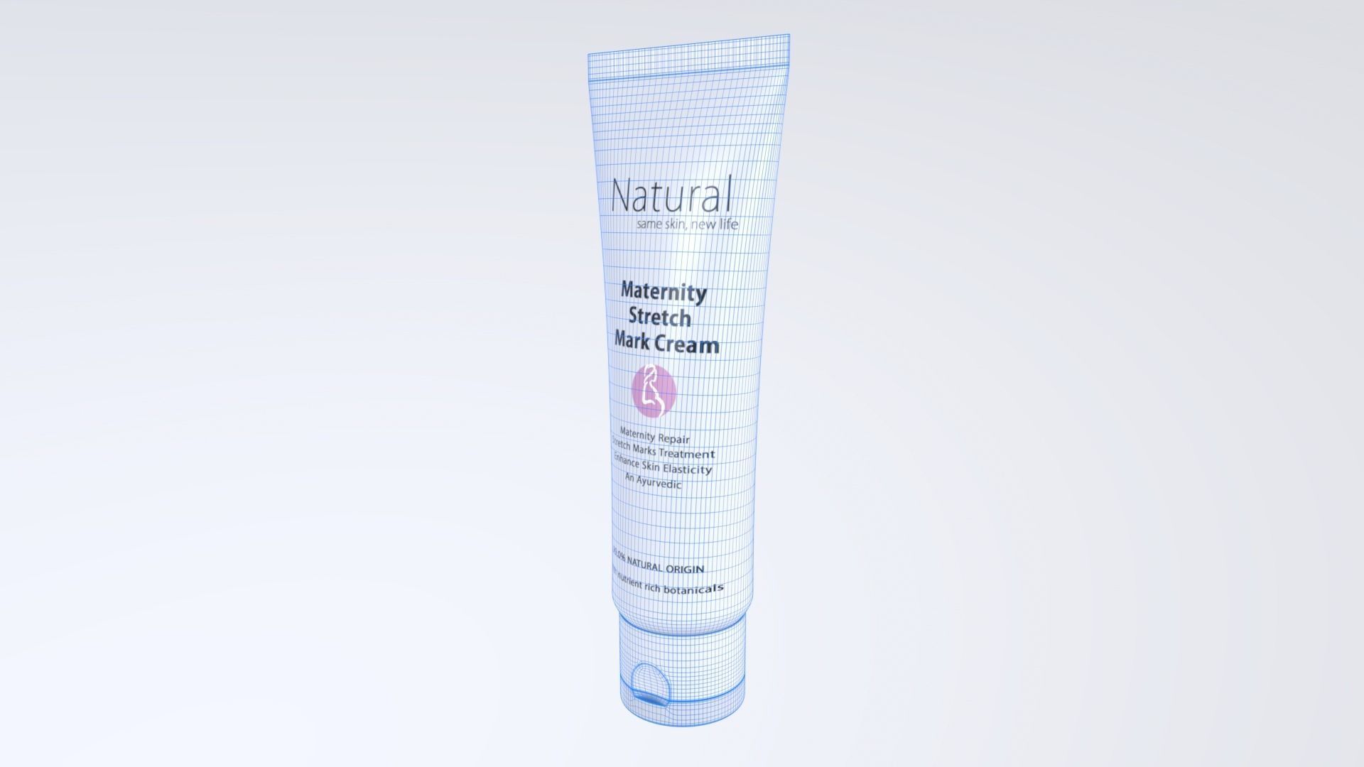 StretchCream Low-poly 3D model_9