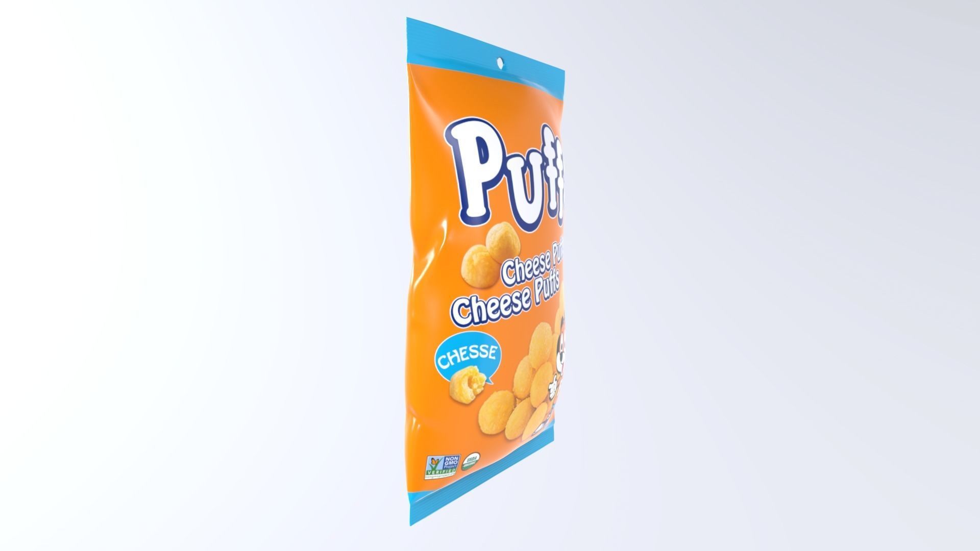 CheesePuffsChips Low-poly 3D model_8