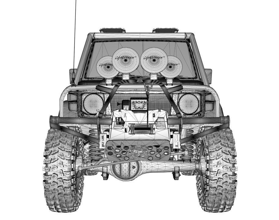 Generic Land Cruiser S70 2001 Rally Xtreme Edition  3D model_11
