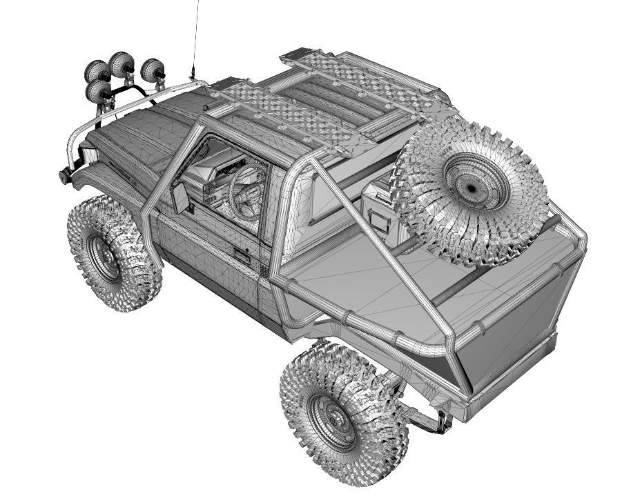 Generic Land Cruiser S70 2001 Rally Xtreme Edition  3D model_13