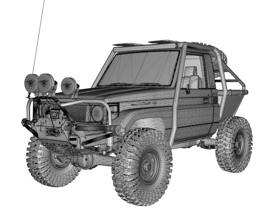 Generic Land Cruiser S70 2001 Rally Xtreme Edition  3D model_8