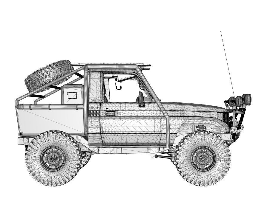 Generic Land Cruiser S70 2001 Rally Xtreme Edition  3D model_10